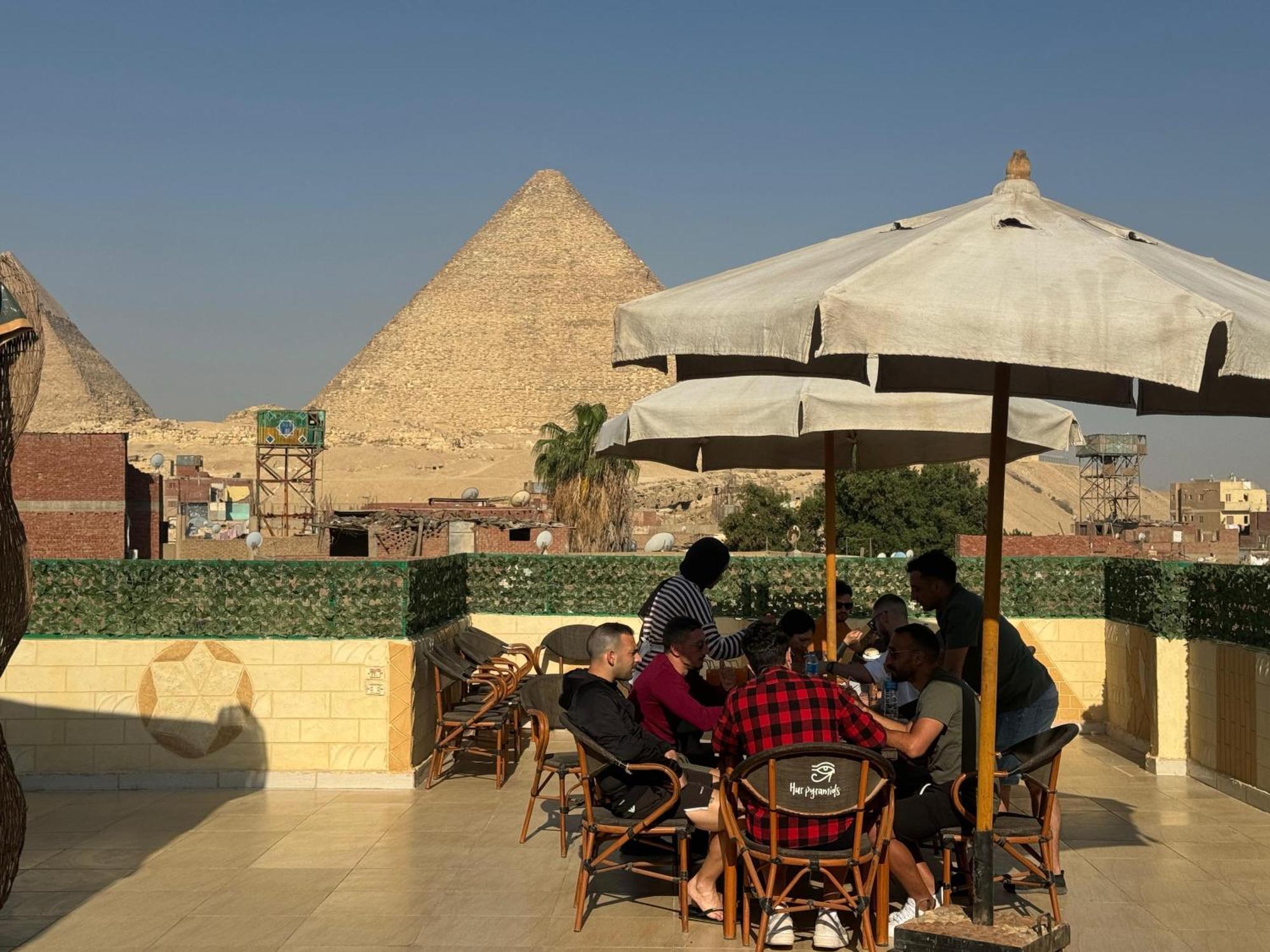 Hur Pyramids Land Inn Kafret el-Gabal Exterior foto