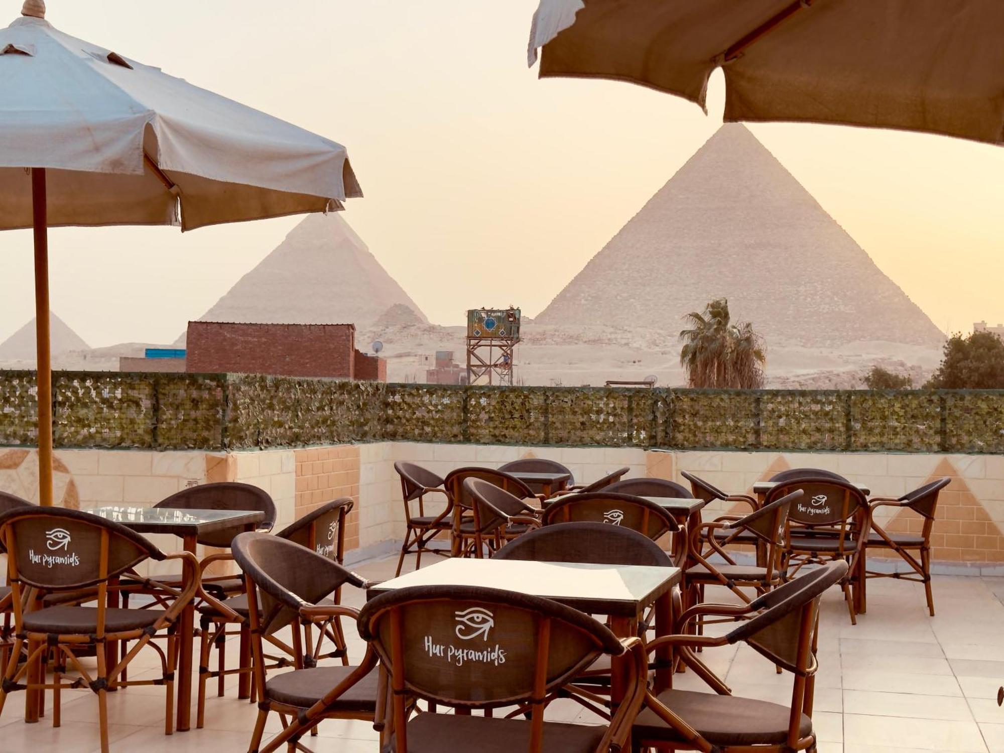 Hur Pyramids Land Inn Kafret el-Gabal Exterior foto